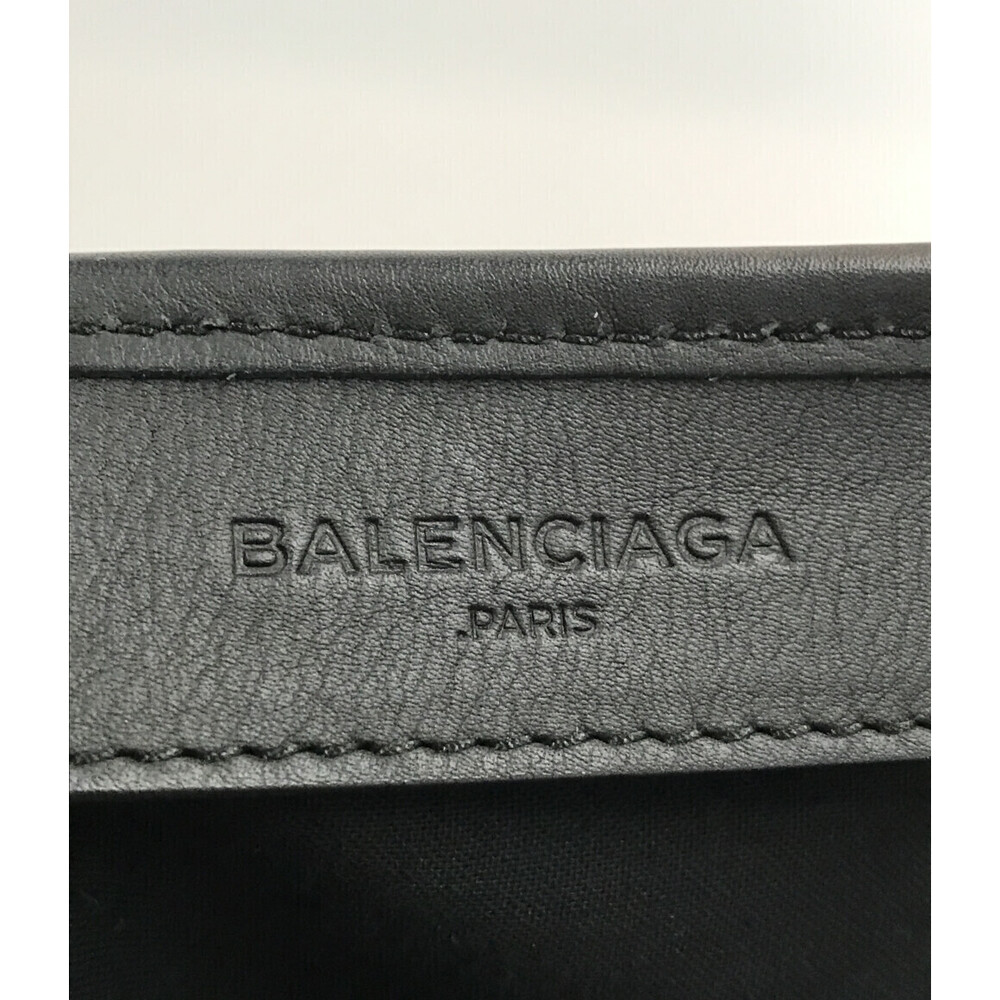 Balenciaga Cabas tote bag black calfskin leather - Picture 4 of 6